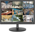 17inch Security Monitor,Wall-Mounted Monitors Supports USB/Full Format Video Playback,CCTV Monitors with AV/HDMI Input/VGA/Headphone Output,Built-in Speaker, Remote Control