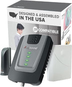 Home Studio Lite - Cell Phone Signal Booster for Verizon and AT&T only | Boosts 5G, 4G LTE up to 3,000 sq. ft | Made in the U.S. | FCC Approved