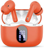 Wireless Earbuds, Bluetooth 5.4 Headphones in Ear with 4 ENC Noise Cancelling Mic, New Wireless Earphones HiFi Stereo Deep Bass 40H Playtime, In-Ear Bluetooth Earbuds LED Display IP7 Waterproof, USB-C