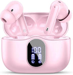 Wireless Earbuds, Bluetooth 5.4 Headphones in Ear with 4 ENC Noise Cancelling Mic, New Wireless Earphones HiFi Stereo Deep Bass 40H Playtime, In-Ear Bluetooth Earbuds LED Display IP7 Waterproof, USB-C