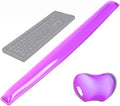 Silicone Gel Keyboard Wrist Rest Set Plus - Keyboard & Mouse Wrist Support Pad Office, Computer, Laptop, Mac - Durable, Comfortable and Pain Relief