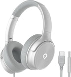 USB C Wired Over-Ear Headphones with Mic, Hi-Fi Stereo Sound, Noise-Isolating Ear Cups, Comfortable Fit for iPhone15/16, Samsung Galaxy S24/S23, Type-C Phones & Tablets