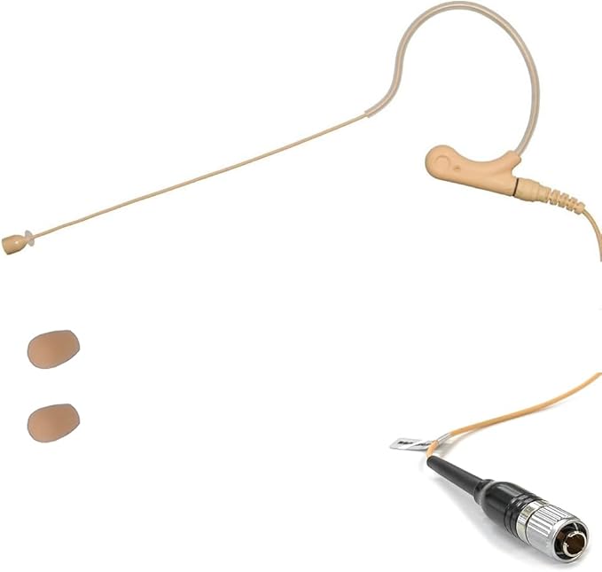 UVS70DR-cH4P Mini Headset with Detachable Cable Compatible with Audio Technica cH-Style Connector