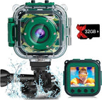 Waterproof Camera for Kids Action Video Digital Camera 1080 HD Toy Cameras for Boys Birthday Christmas New Year Gifts