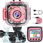 Waterproof Camera for Kids Action Video Digital Camera 1080 HD Toy Cameras for Boys Birthday Christmas New Year Gifts