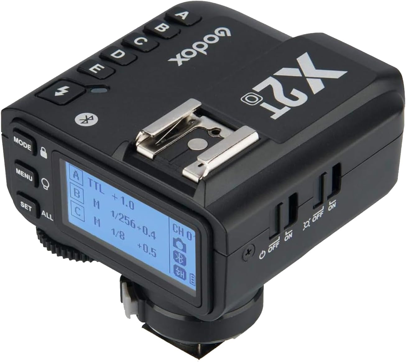 Godox X2T-O TTL Wireless Flash Trigger for Olympus Bluetooth Connection Supports iOS/Android App Contoller, 1/8000s HSS, TCM Function,Relocated Control-Wheel,New AF Assist Light