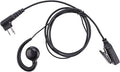 Single-Wire Walkie Talkie Earpiece Compatible for Motorola CP200 GP2000 XU1100 PRO1150 MU12 Radio with PTT Mic Headset (C-Shaped)