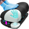 Adjustable Cloud Foot Rest for Under Desk at Work with Pressure Point Nodes - Comfortable Memory Foam Office Foot Stool & Under Desk Pillow for Gaming & Home Accessories