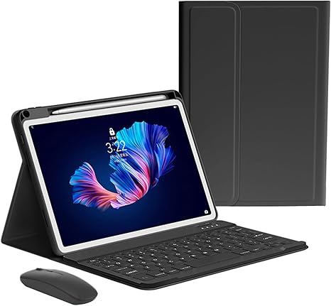 Keyboard Case Mouse for iPad Pro 11 inch (M5/M4, 2025/2024) Case with Mouse and Magnetically Detachable Color Keyboard Cover