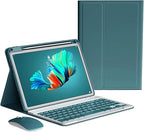 Keyboard Case Mouse for iPad Pro 11 inch (M5/M4, 2025/2024) Case with Mouse and Magnetically Detachable Color Keyboard Cover