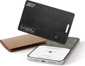 Wallet Tracker Card, Compatible with Find My App(iOS Only), for Luggage Tag, Purse, Passport,Key,IP67 Waterproof,Slim Smart Bluetooth Tracking Tag with Key Chain Hole (Recharge Version -1 Pack)