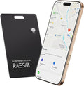 Wallet Track Card MFi Certified Tracker for iOS only, Rechargeable & Waterproof Slim Finder, Works with Apple Find My, Item Locator for Wallets, Bags, Luggage