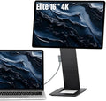 FlipAction Elite 16" Portable Monitor | 4K |Super Compact | Pivot Rotate | 3840x2400 DCI P3 | 60Hz | 450 Nits | Full Metal CNC | Perfect Match for Mac and Windows