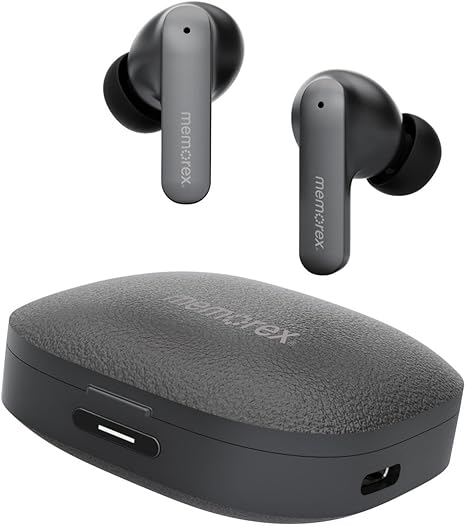 True Wireless Translation Earbuds | MX-TW100(K) | AI Real-Time Language Translator | Active Noise Cancellation | Bluetooth Earbuds | 144 Languages | 6H Playtime