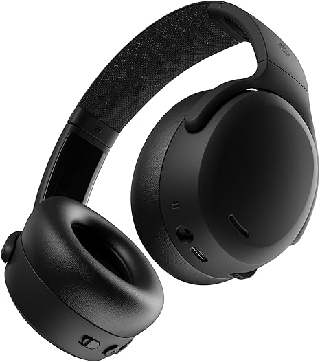 Wireless Over-Ear Bluetooth Headphones with Multi-Sensory Bass, Active Noise Cancelling, Up to 60 Hours Battery, Microphone for iPhone Android