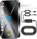 2025 Upgraded TV Antenna Indoor, 2800+ Miles Range Digital Antenna for Smart TV Indoor