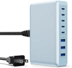 USB C Charger 300W USB C Charger Block 8-Ports GaN IV Fast Charging Station,PD 100W Laptop Charging Hub Wall Charge Adapter Compatible with MacBook/Air,DELL,Steam Desk,iPhone 16/15/14,Galaxy