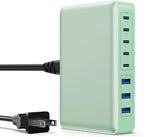 USB C Charger 300W USB C Charger Block 8-Ports GaN IV Fast Charging Station,PD 100W Laptop Charging Hub Wall Charge Adapter Compatible with MacBook/Air,DELL,Steam Desk,iPhone 16/15/14,Galaxy