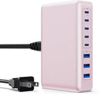 USB C Charger 300W USB C Charger Block 8-Ports GaN IV Fast Charging Station,PD 100W Laptop Charging Hub Wall Charge Adapter Compatible with MacBook/Air,DELL,Steam Desk,iPhone 16/15/14,Galaxy