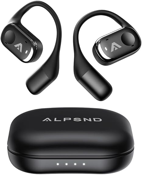 Joy Open-Ear Headphones, Over-Ear, Around-Ear Earhook Wireless Earbuds, Sports Fit for Running & Workouts, ENC Clear Calls, HD Sound, App EQ, Bluetooth 5.4, 40H Battery, IPX4 Sweatproof