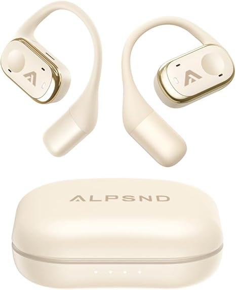 Joy Open-Ear Headphones, Over-Ear, Around-Ear Earhook Wireless Earbuds, Sports Fit for Running & Workouts, ENC Clear Calls, HD Sound, App EQ, Bluetooth 5.4, 40H Battery, IPX4 Sweatproof