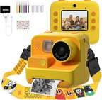 Kids Camera Instant Print, 48MP Digital Camera Selfie 1080P Video with 32G TF Card, Toys Gifts for Girls Boys Aged 3-12