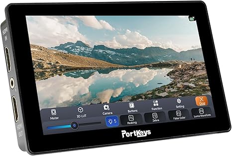 LH5P II 5.5" 2000nit Camera Field Monitor Metal Frame Camera Control for FX3/FX30/A7RIV/A7MIV/A6300/A6400/RX100/RX02/A7CII/ZV-E10, GH6/BS1H/BGH1, C70/200/300/700/R5/6/7/8, Z8/9, ZCAM E2