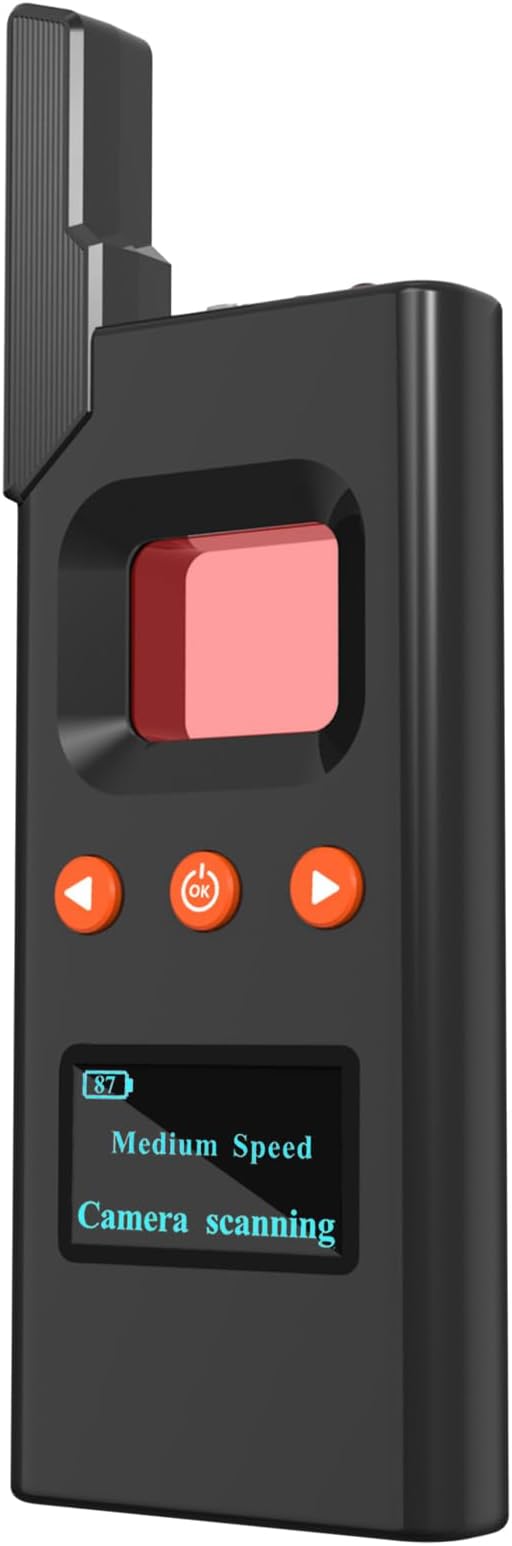 Hidden Camera Detector Spy Camera Finder Bug Tracker Detector ? Personal Privacy Protection Device for Car, Hotel, Meetings, and Travel