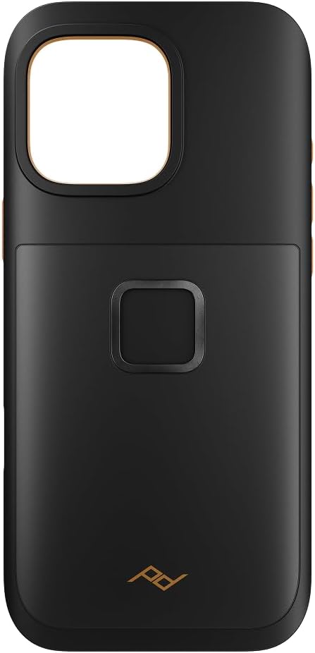 Phone Case for iPhone 16 Pro Max, Black, Slim Profile, 4.5 M Drop Protection, SlimLink Connects to Peak Design Mobile Mounts and Charging Accessories, iPhone 16 Cases