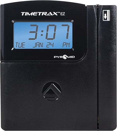 TimeTrax Automated Proximity Time and Attendance with Pyramid TTEZ Time Clock System with Software Download [PPDLAUBKN], RFID - No Touch Employee Punch