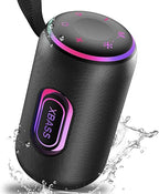 Portable Bluetooth Speaker, Bluetooth 5.4 Speaker, 30W Dual Speaker, 2.0 Channel, Deep Bass, 30H Playtime, Colorful RGB Lights, IPX7 Waterproof, TWS pairing for Outdoor/Home, Gift Ideas (army green)