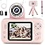 Kids Camera, Birthday Gifts for Boys and Girls Age 3-8,Video Recorder for Kids 8-12,Childrens Digital Camcorder for vlogging Portable Kids Selfie Camera with 32GB SD Card