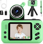 Kids Camera, Birthday Gifts for Boys and Girls Age 3-8,Video Recorder for Kids 8-12,Childrens Digital Camcorder for vlogging Portable Kids Selfie Camera with 32GB SD Card