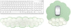 Gel Cloud Keyboard and Mouse Wrist Rest, Cute Wrist Support and Arm Support Rest for Typing Pain Relief?Suitable for Office/Computer/Laptop/Gaming Set