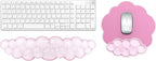Gel Cloud Keyboard and Mouse Wrist Rest, Cute Wrist Support and Arm Support Rest for Typing Pain Relief?Suitable for Office/Computer/Laptop/Gaming Set