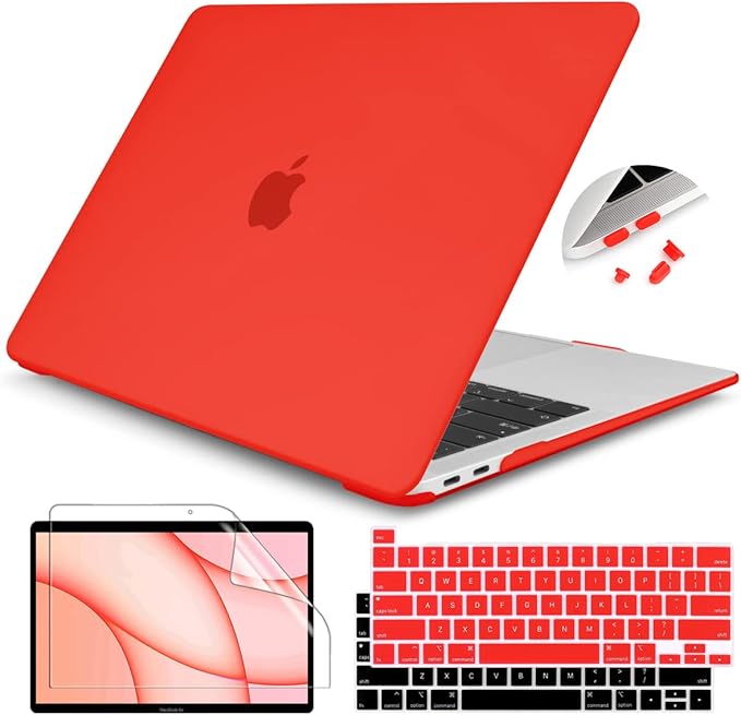 MacBook Pro 13 inch Case M2 M1 A2338 A2251 A2289 A2159 A1989 A1708 A1706 (2016-2022 Release), Glitter Sparkly Plastic Hard Shell with Keyboard Cover & Screen Protector, Sparkly Pink