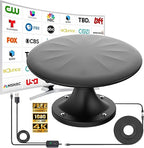 RV Antenna for Camper, RV TV Antennas Roof Mounted, 720ø Long Range Omni Directional Reception Digital HD Antenna Signal, with Super Signal Booster, 35ft HDTV Cable