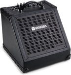 Electric Drum Amp 40W Professional Amplifier Speaker, 3 Inputs 3 Band EQ Wireless Electronic Drum Monitor, Keyboard Speaker Includes Power Cable, Black