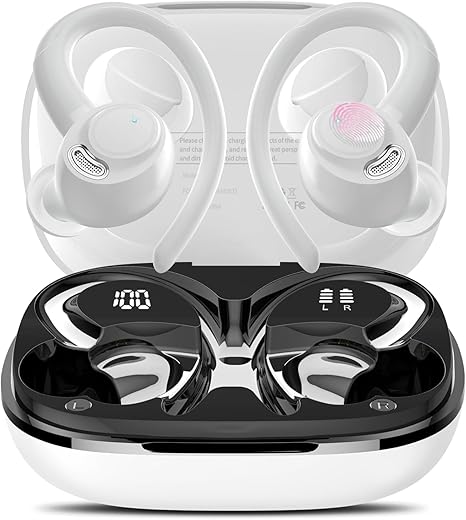 AI Translation Earbuds Real Time, 164 Language Translator Earbuds, 3-in-1 Bluetooth 5.4 Translation Headphones with 5 Translation Modes, 48H AI Ear Buds Translator Device for Business/Learning, White