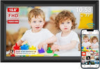 32GB 10.1 Inch Smart WiFi Digital Photo Frame 1280x800 IPS LCD Touch Screen, Auto-Rotate Portrait and Landscape, Built in 32GB Memory, Share Moments Instantly via Frameo App from Anywhere