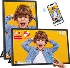 32GB 10.1 Inch Smart WiFi Digital Photo Frame 1280x800 IPS LCD Touch Screen, Auto-Rotate Portrait and Landscape, Built in 32GB Memory, Share Moments Instantly via Frameo App from Anywhere